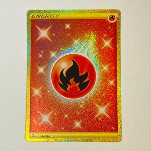 Fire Energy #284 Holo Pokemon Card
